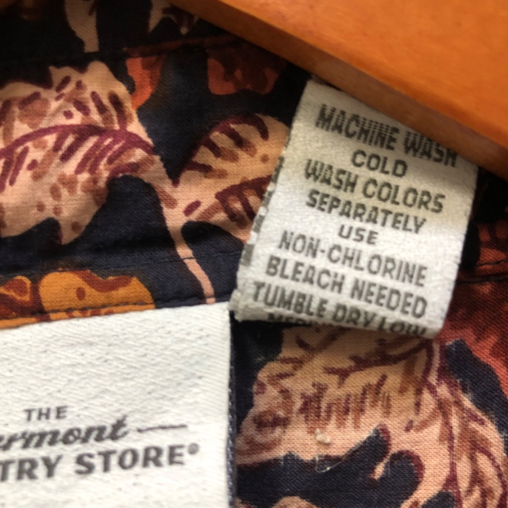 Vermont Counntry Store Button Front Tunic Cottagecore Cabincore Size M Cotton - Picture 4 of 6